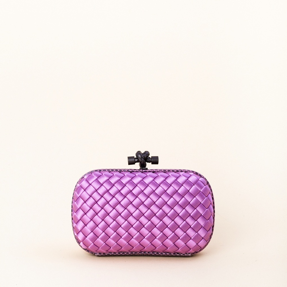 Bottega Veneta Intrecciato Impero Knot Clutch